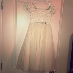 Girls white dress/dance costume
